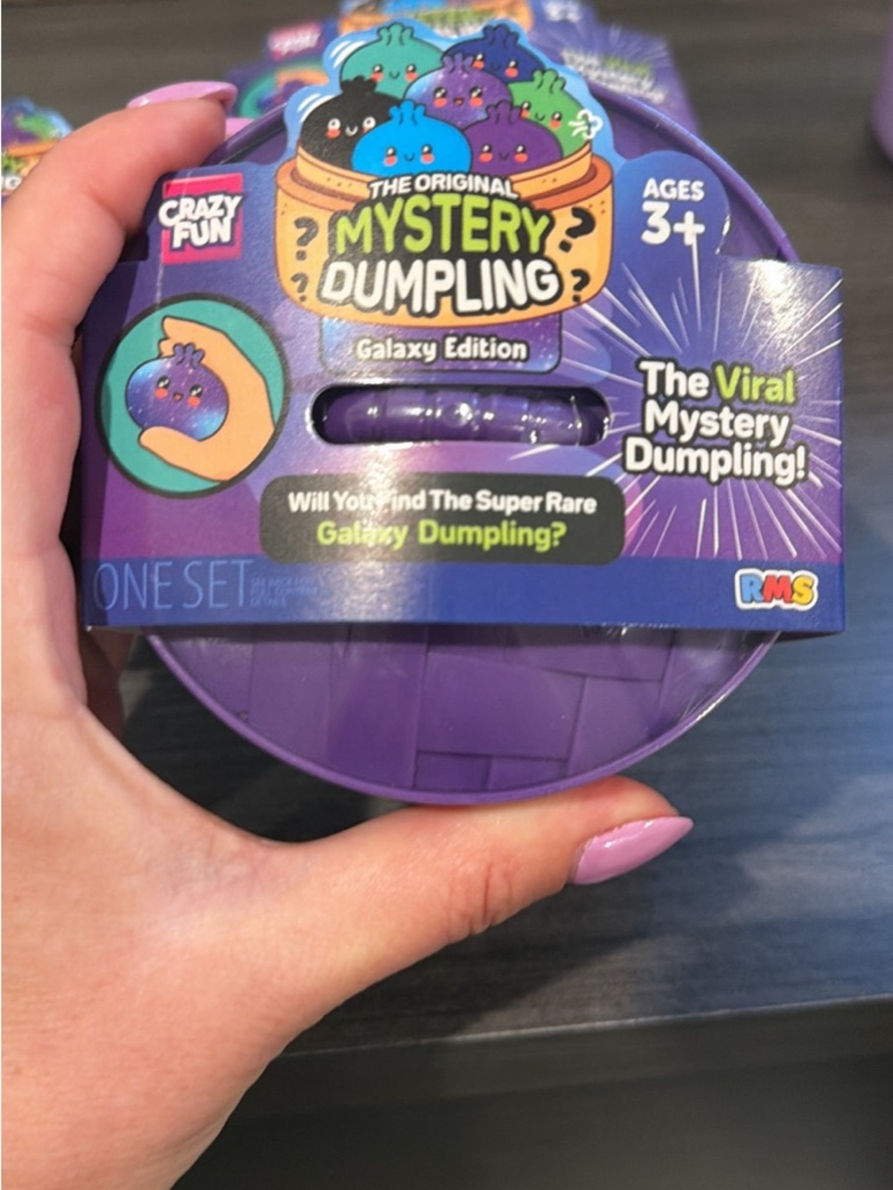 Rainbow Mystery squishy Dumpling Galaxy Edition Purple NEW sealed viral TikTok